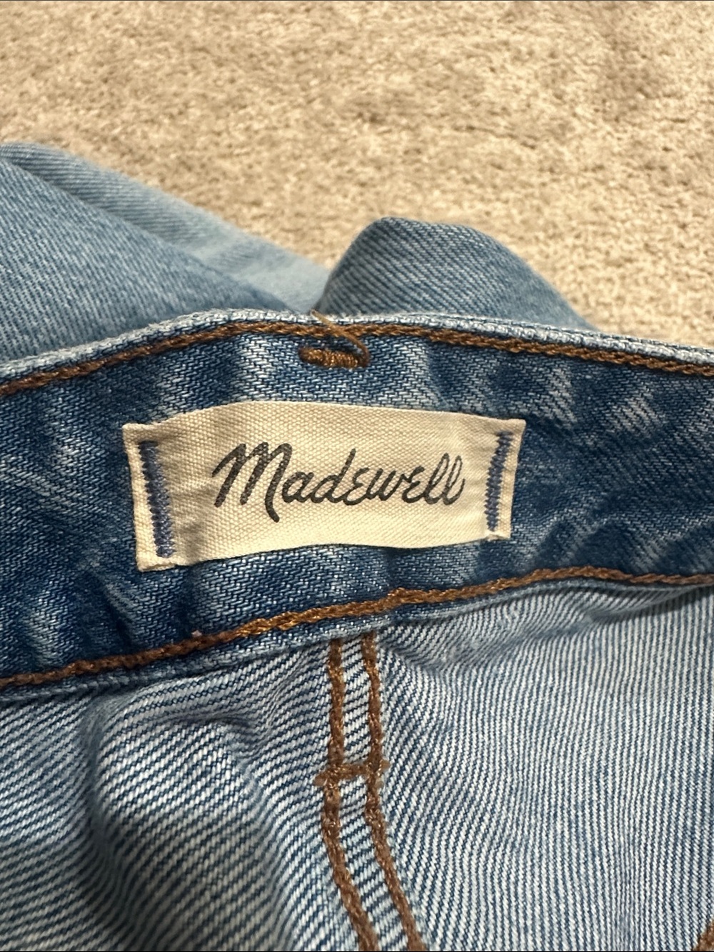 Madewell Light Blue Women’s Jeans - Curvy 90’s Straight - Picture 2 of 5
